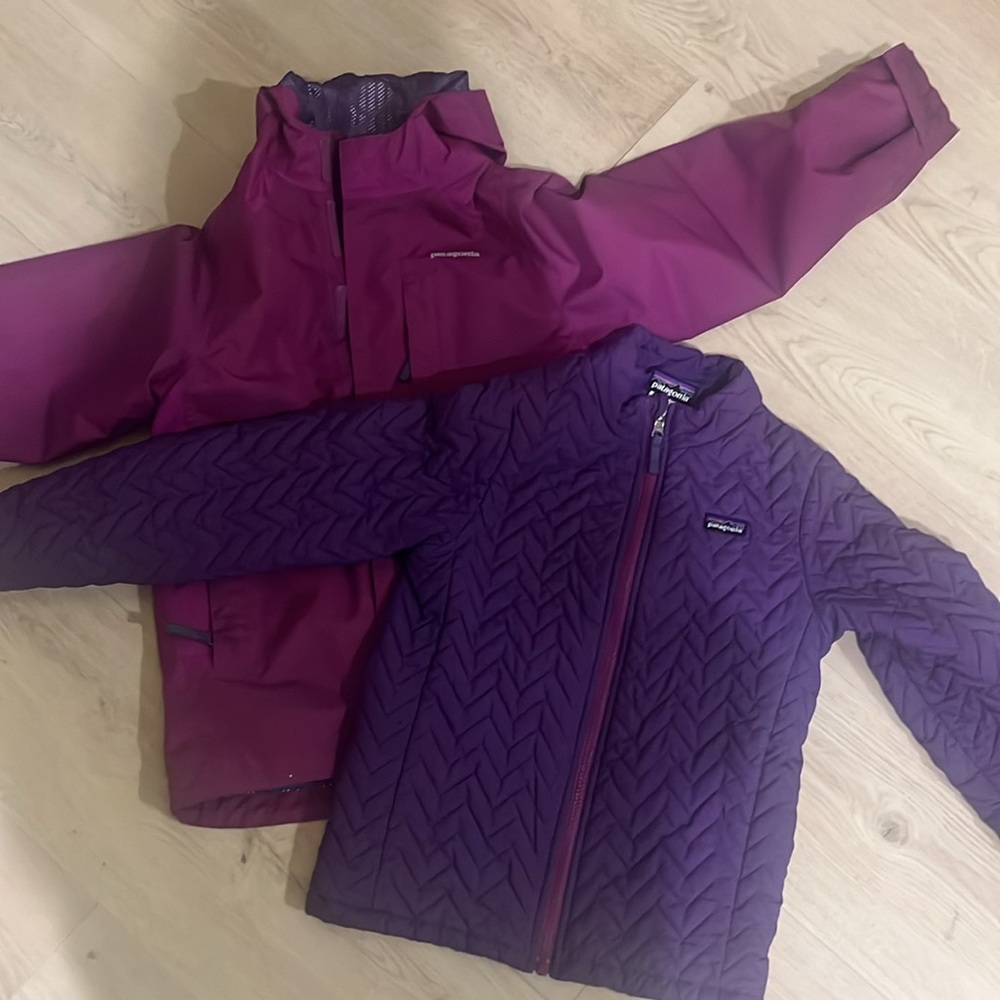 2 Girls Patagonia Jackets